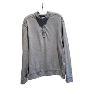 Tommy Bahama Westward Men’s XL Pima Cotton Quarter Snap Pullover SunWashed Blue